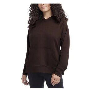 NEW Danskin Women's XXL Melange Hoodie Brown Soft Pullover